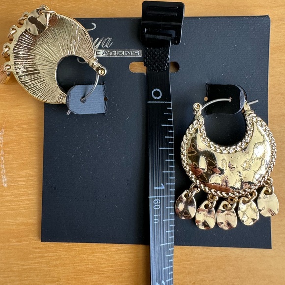 High-End Department Store Designer One of Kind Statement Earrings - Picture 4 of 6